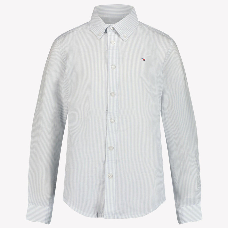 Tommy Hilfiger Enfant Garçons Blouse Bleu Clair