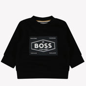 Boss Bambino Ragazzi Maglione Nero