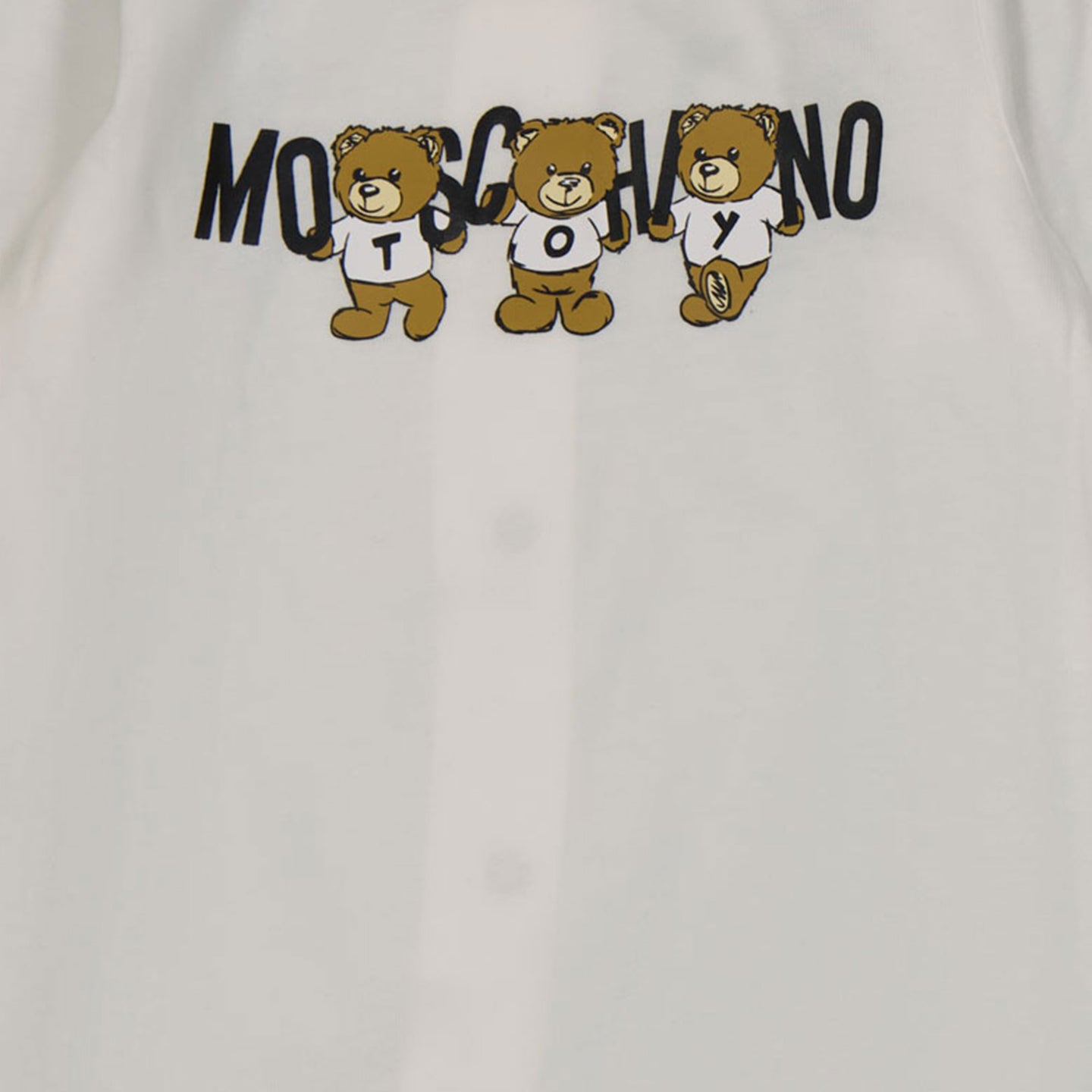 Moschino Bebé Unisex Traje de caja Blanco Roto