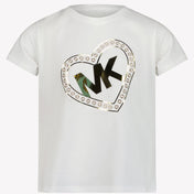 Camiseta infantil de Michael Kors Branca