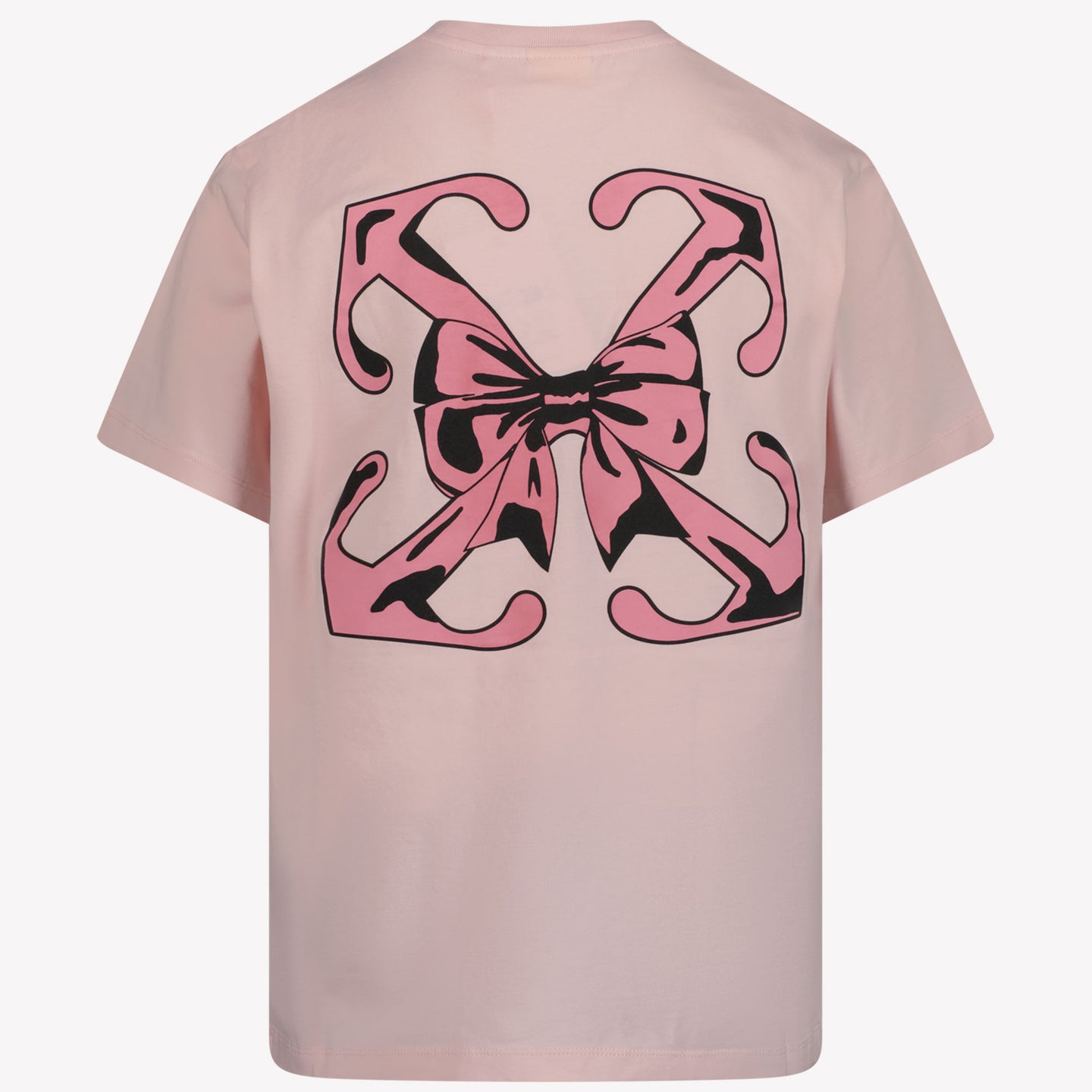 Off-White Camiseta de chicas rosa claro