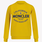 Moncler Kids chicos suéter amarillo