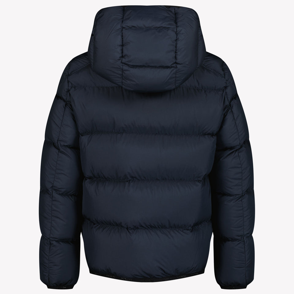 Moncler Mata Chicos Abrigo de invierno Navy