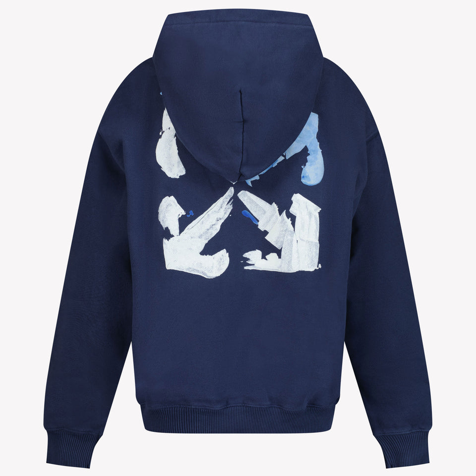 Off-White Jungenpullover Marineblau