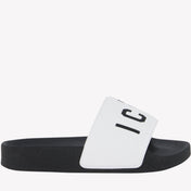 Dsquared2 Kind Unisex Slippers White