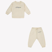 Off-White Baby Unisex Jogging Trait Off White