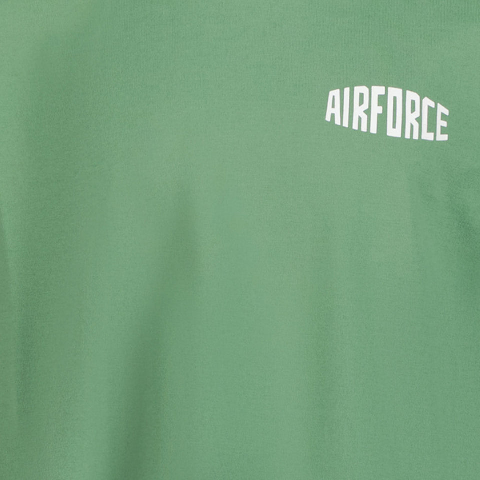 Airforce Kinder Jongens T-Shirt Olijf Groen