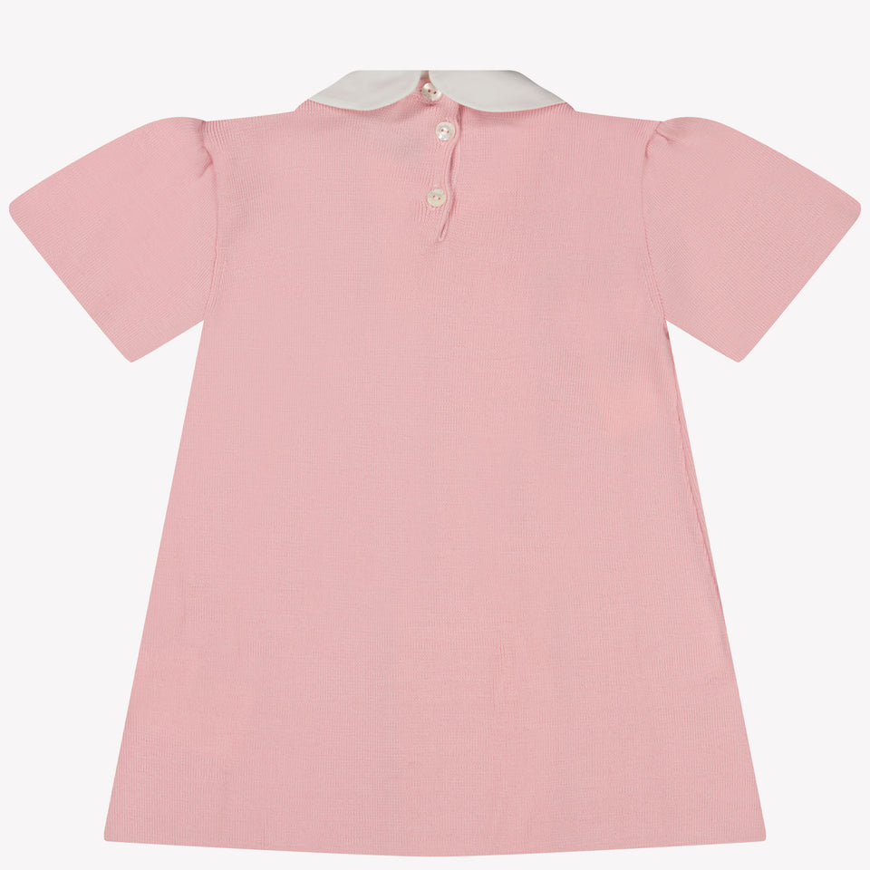 Fendi Bébé Filles Robe Rose Léger