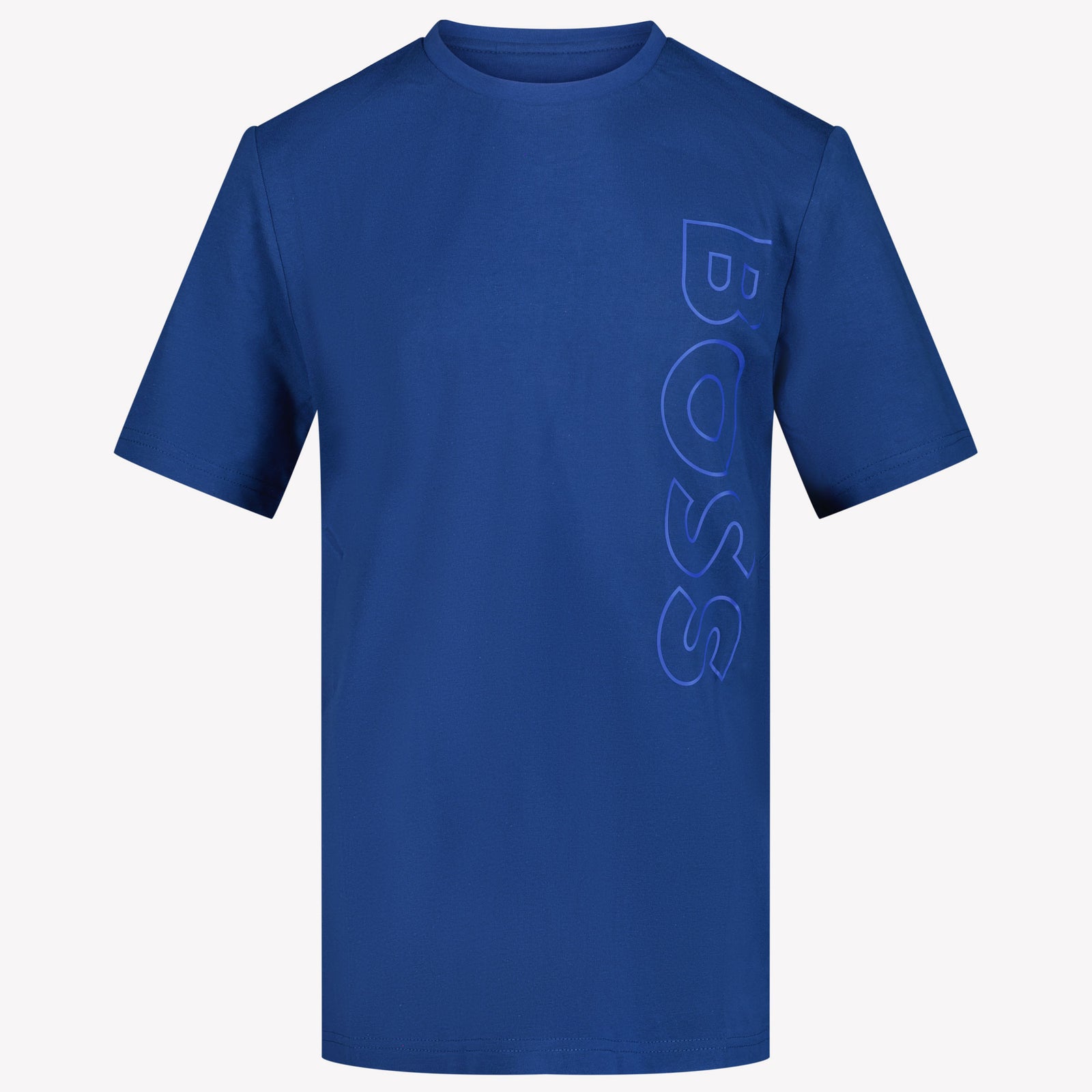 Boss Garçons T-shirt Bleu Cobalt