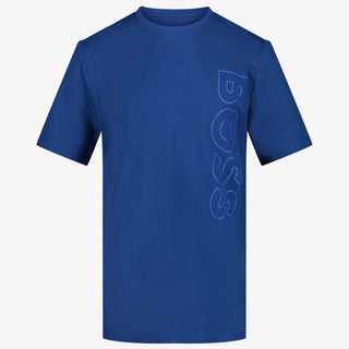 Boss Chicos Camiseta Azul Cobalto