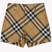 Burberry Oscar Baby Jongens Shorts In Beige