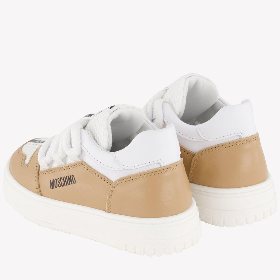 Moschino Unisexe Baskets Beige