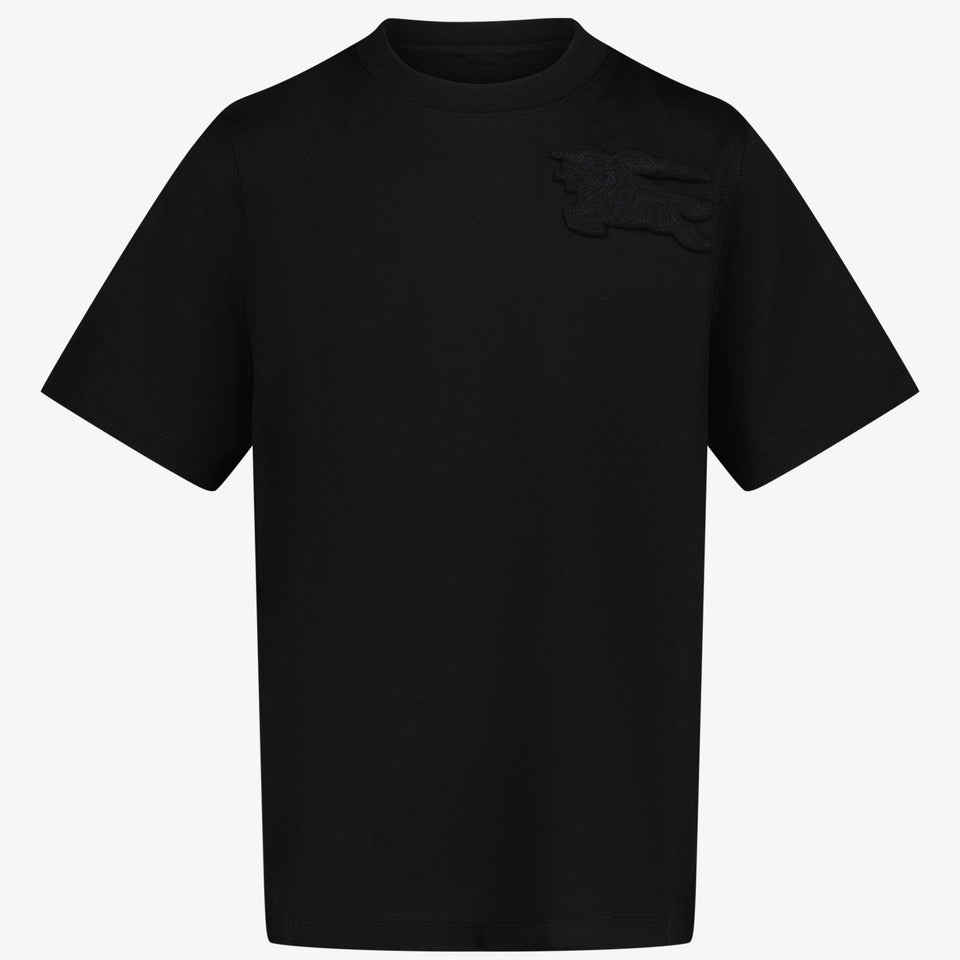 Burberry Unisex T-shirt Zwart 3Y