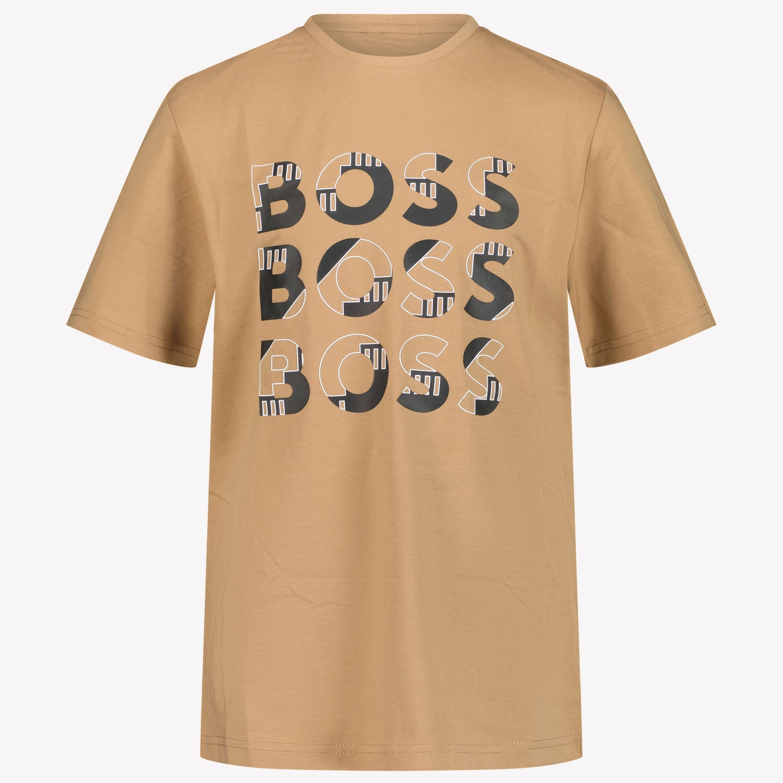 Boss Jungen T-Shirt Kamel