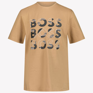 Boss Garçons T-shirt Camel