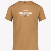 Tommy Hilfiger Enfant Garçons T-shirt Camel