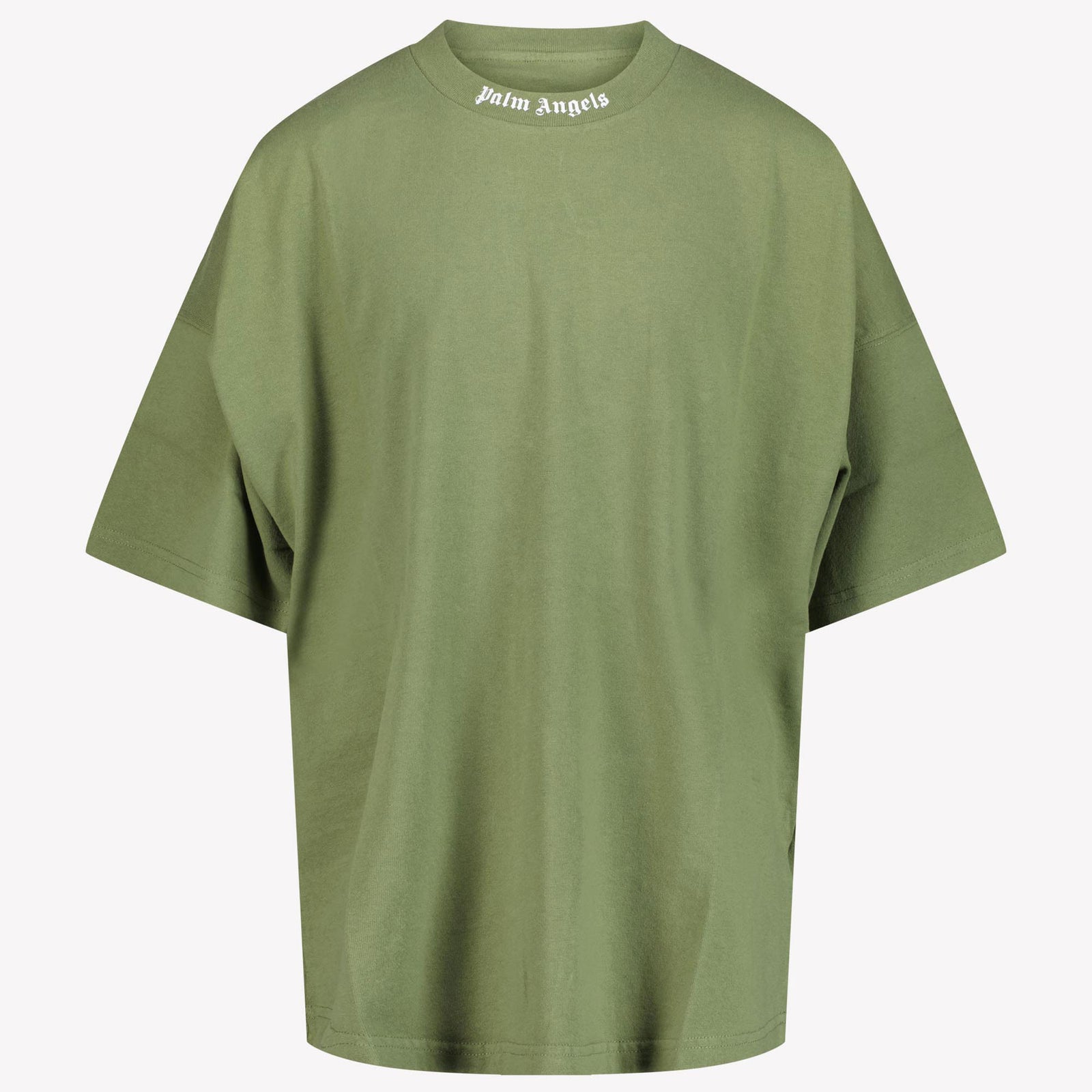 Palm Angels Niño Chicos Camiseta Verde Oscuro