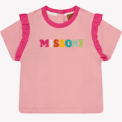 Camiseta de missoni baby girls rosa