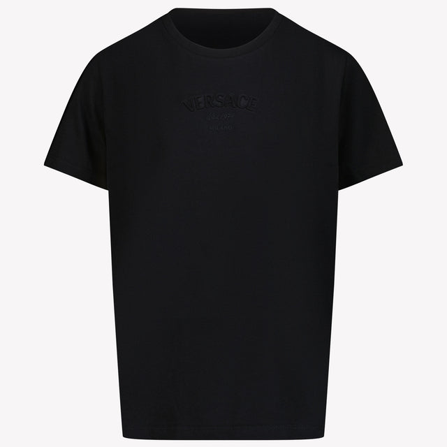 Versace Chicos Camiseta Negro