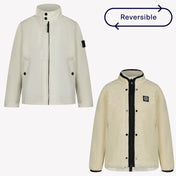 Stone Island Chicos Abrigo de invierno Blanco Roto