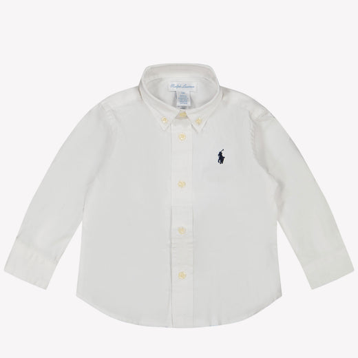 Ralph Lauren Bébé Garçons Chemisier Blanc