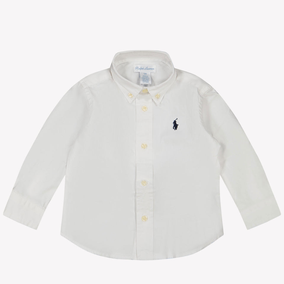 Ralph Lauren Bambino Ragazzi Camicetta dentro Bianco