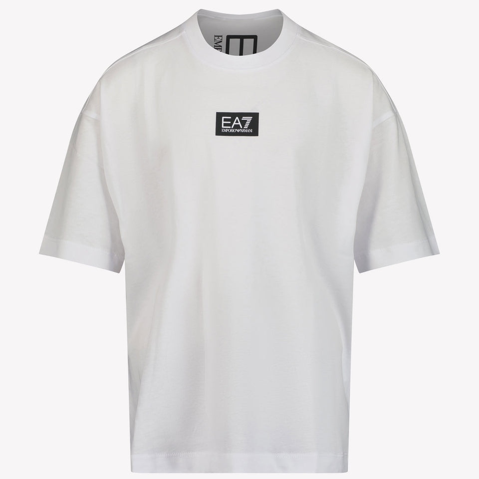 EA7 Chicos Camiseta Blanco