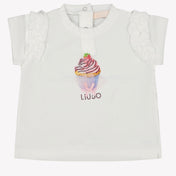 Liu Jo Baby girls t-shirt in White