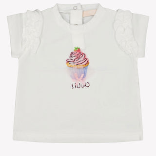 Liu Jo baby Chicas Camiseta en Blanco