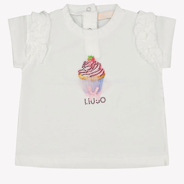 Liu Jo Baby girls t-shirt in White