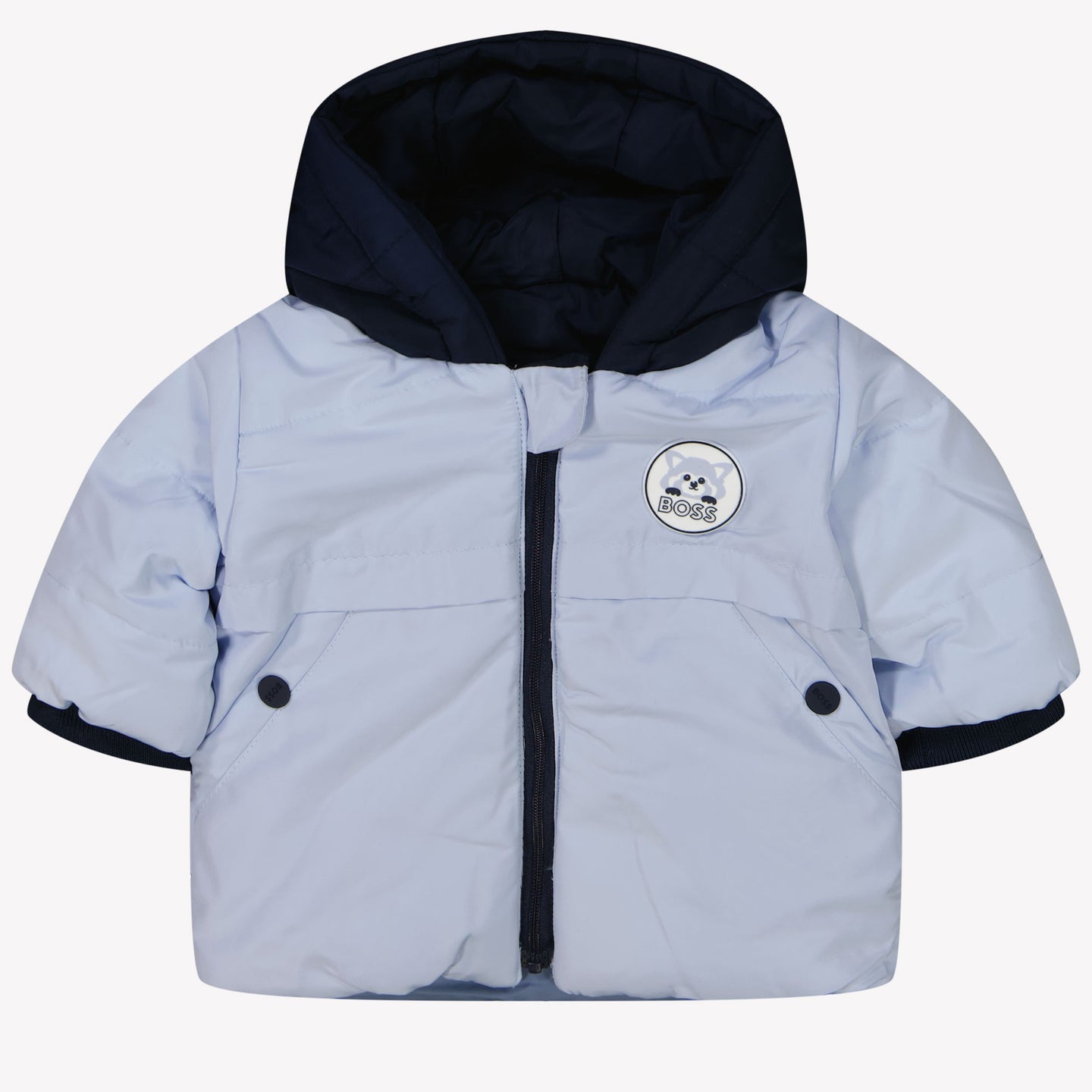 Boss Bébé Garçons Veste d'hiver Bleu Clair