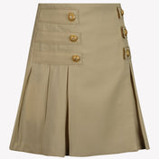 Balmain Childre's Girls Skirt Beige