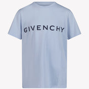 Givenchy T-shirt de meninos azul claro