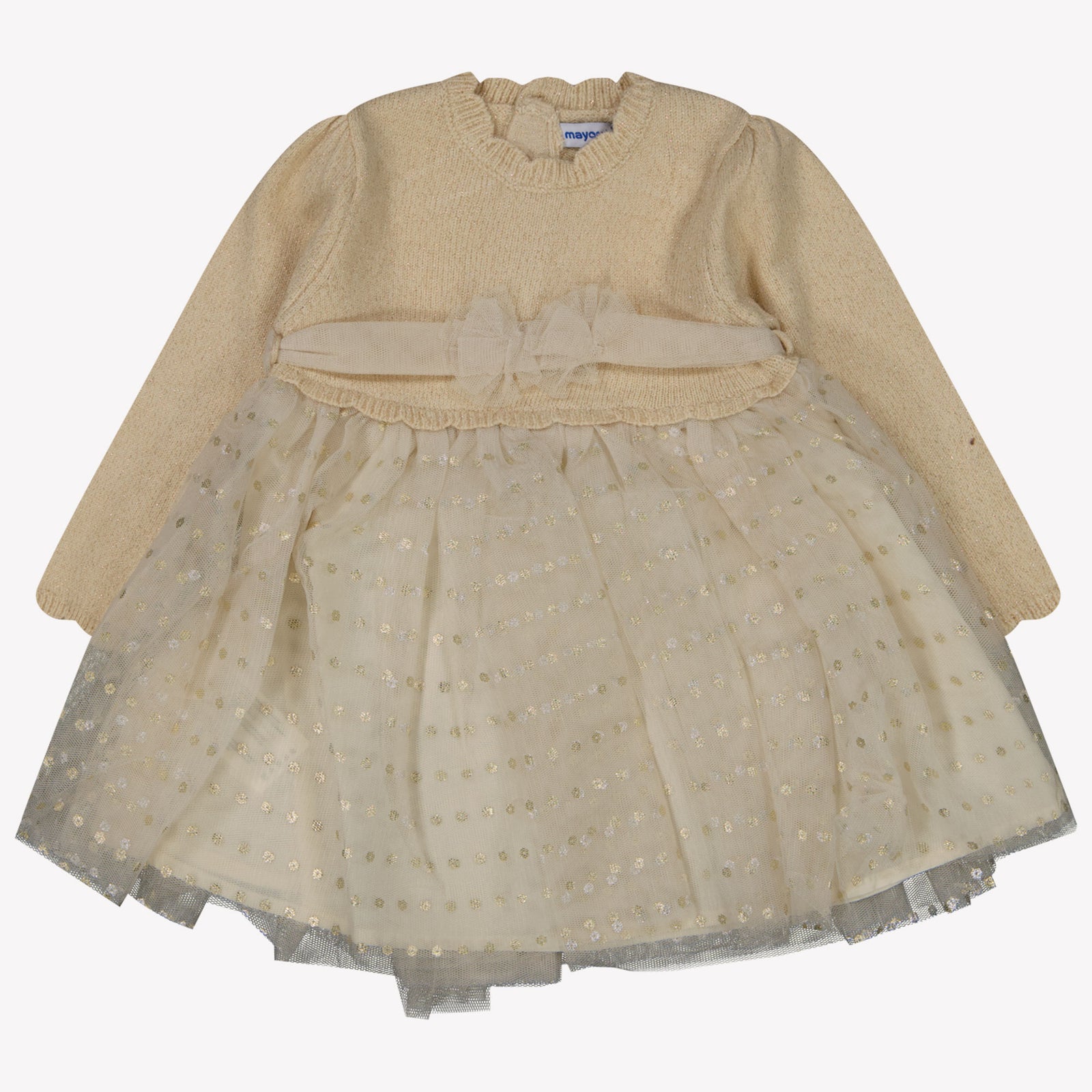 Mayoral Bebé Chicas Vestido Beige claro