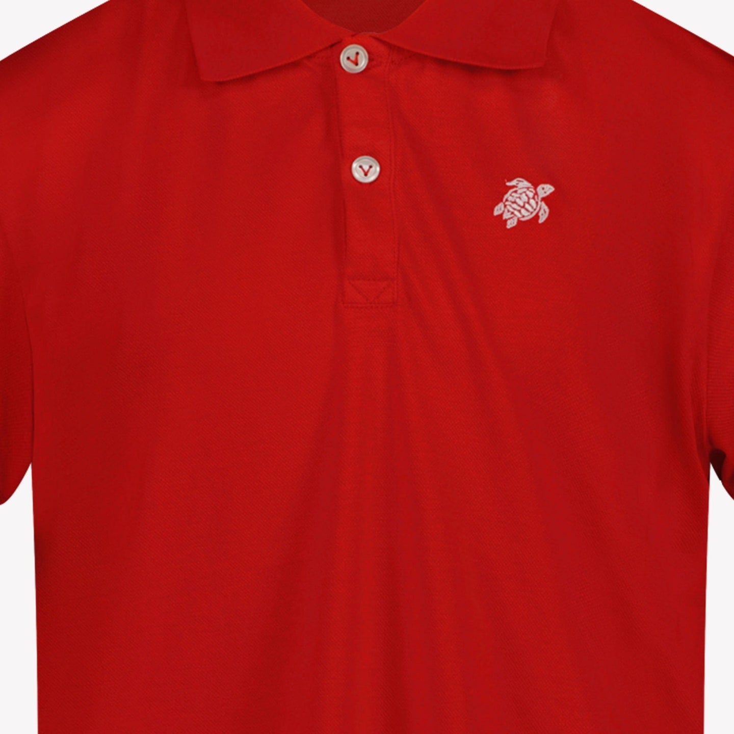 Vilebrequin Kinder Jongens Polo Rood 2Y