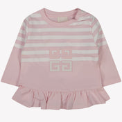 Givenchy Bébé Filles T-shirt Rose Léger