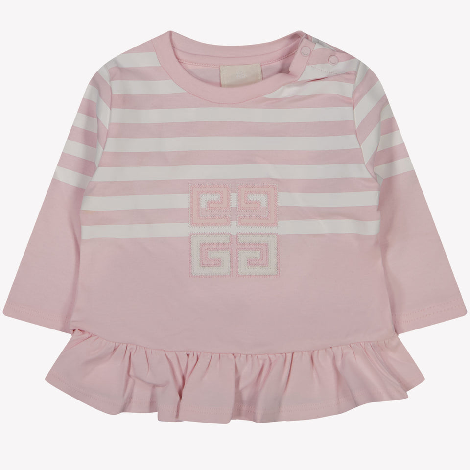 Givenchy Bebé Chicas Camiseta Rosa claro