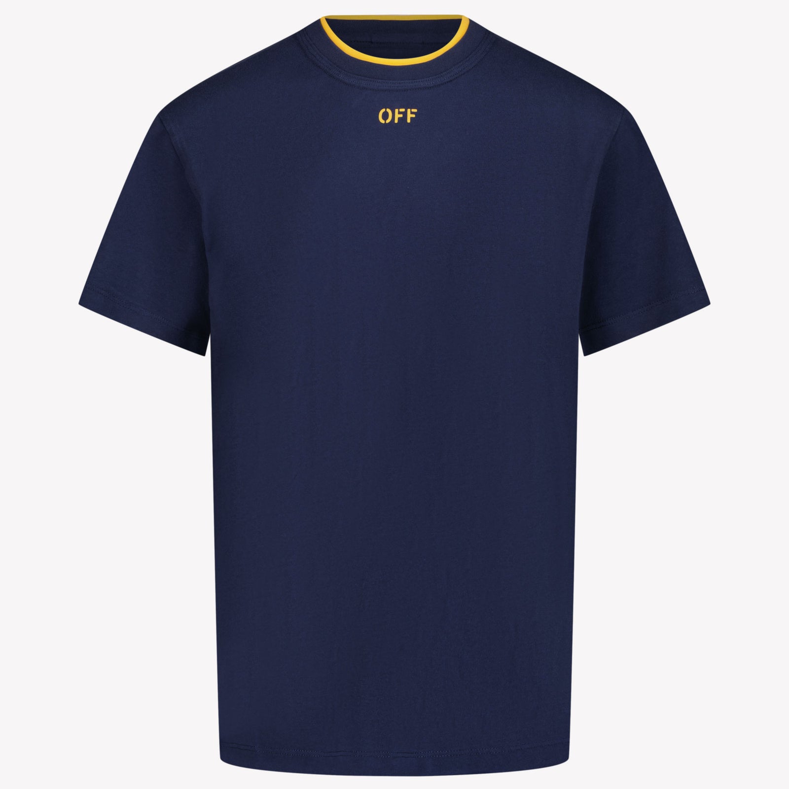 Off-White Kinder Jongens T-Shirt In Navy