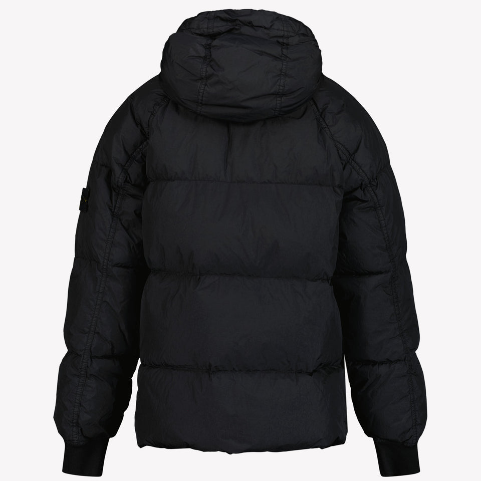 Stone Island Boys Winter Coats Black