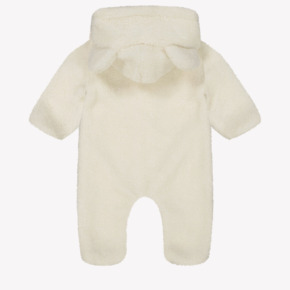 Moschino Bambino Unisex Tuta in scatola Bianco Sporco