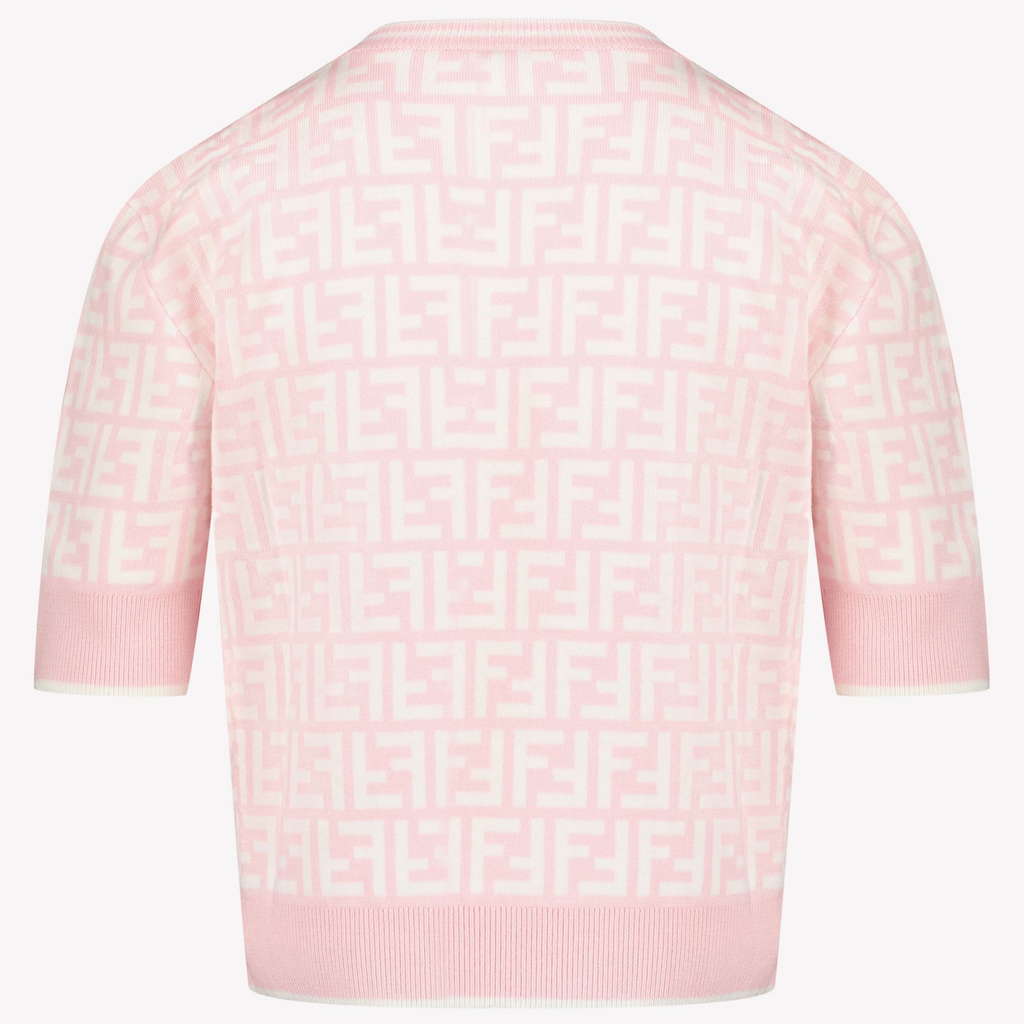 Fendi Enfant Filles T-shirt Rose Léger