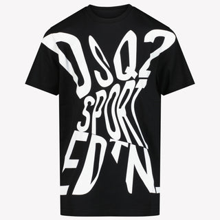 Dsquared2 Garçons T-shirt Noir