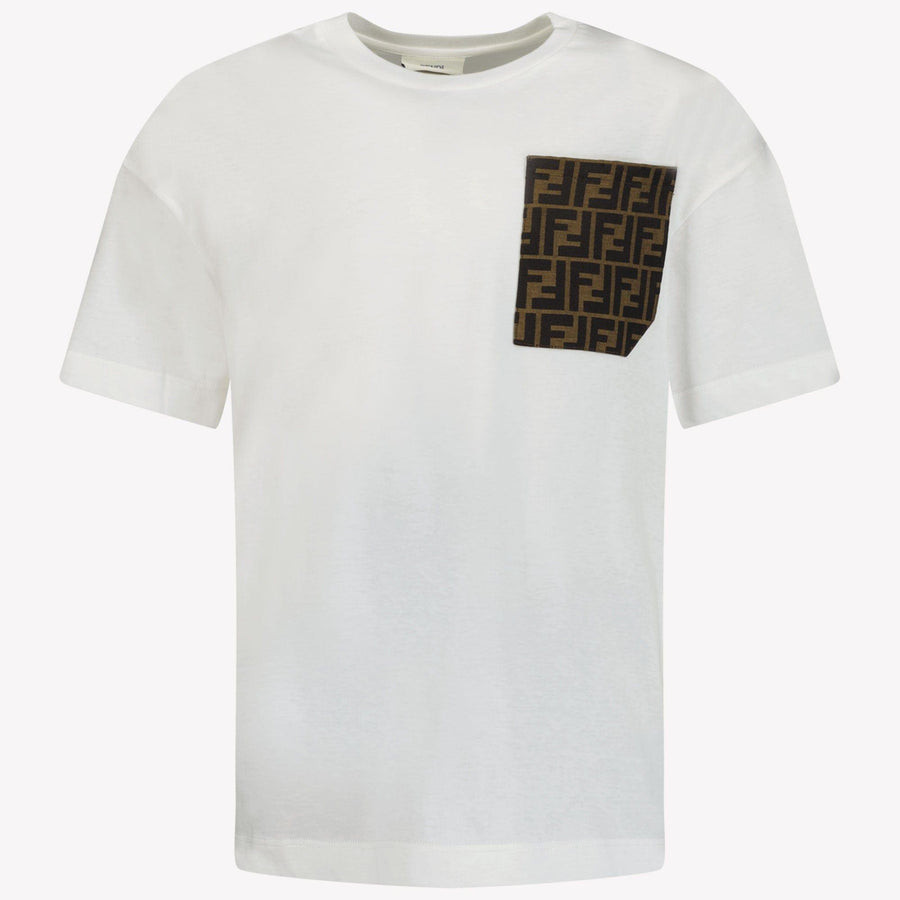 Fendi Enfant Unisexe T-shirt Blanc