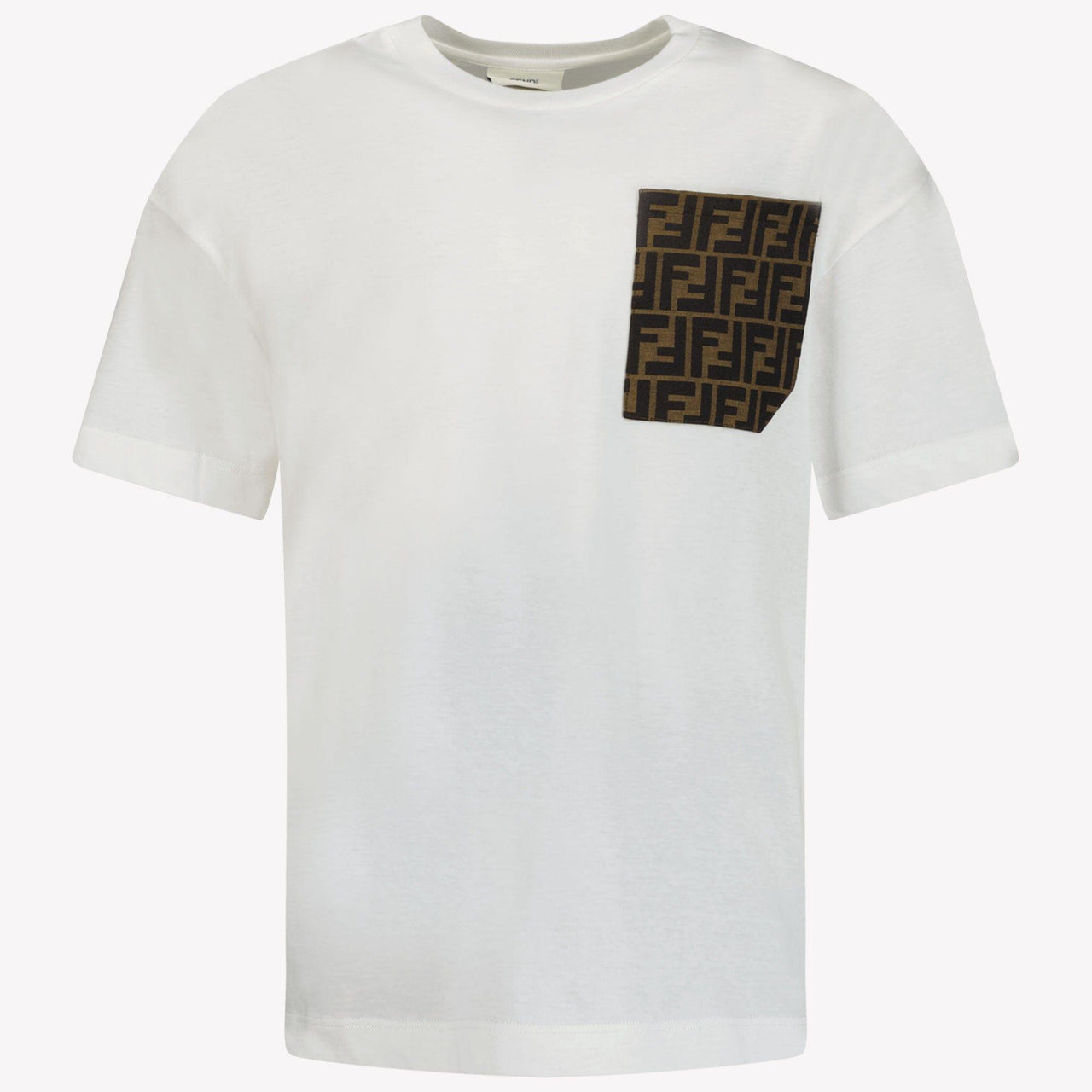 Fendi Ragazzo Unisex Maglietta dentro Bianco