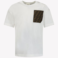 Fendi Ragazzo Unisex Maglietta dentro Bianco