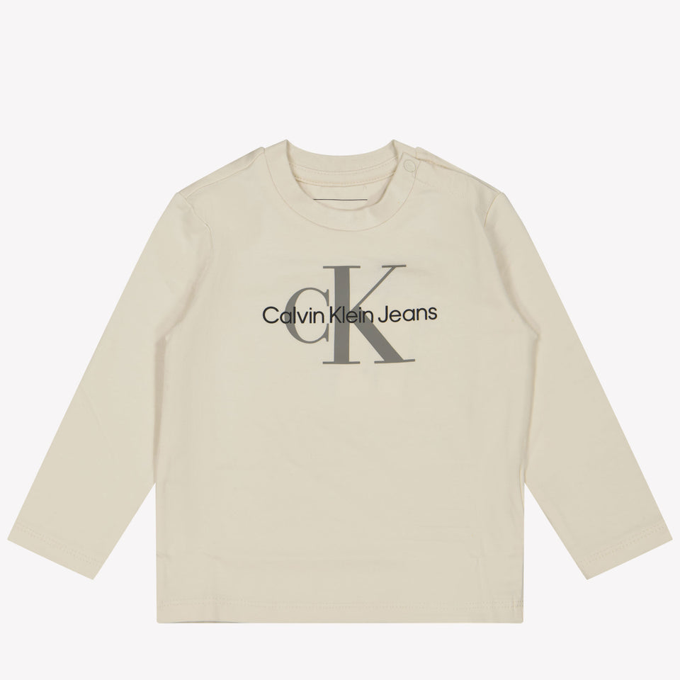 Calvin Klein Bébé Unisexe T-shirt en blanc