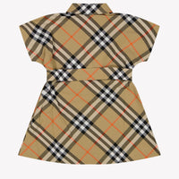 Burberry Bebé Chicas Vestido Beige