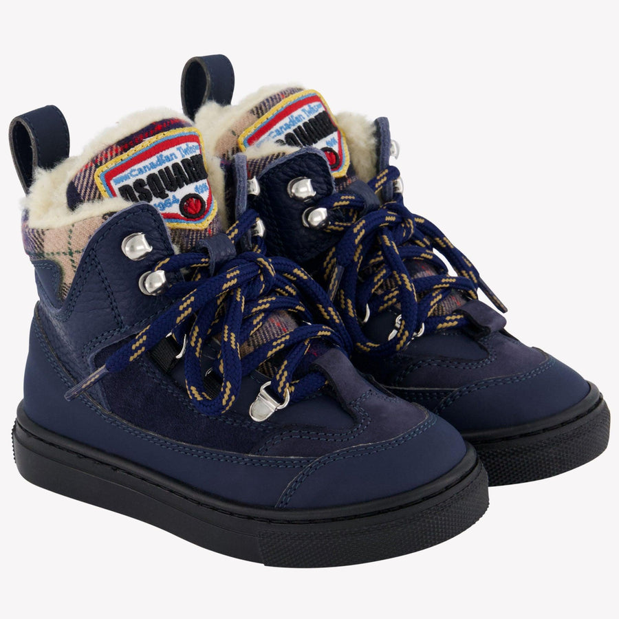 Dsquared2 Unisexe Baskets Navy