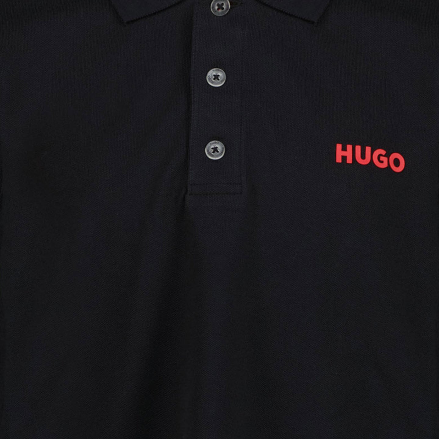 Hugo Kinder Chicos Polo Negro