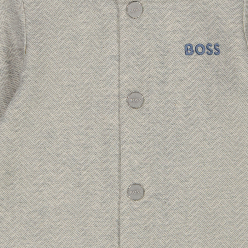 Boss Bebé Chicos Traje de caja Gris Claro